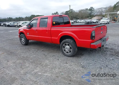 2011 Ford F-250 Lariat из США, поврежденный, VIN 1FT7W2AT2BEA11881